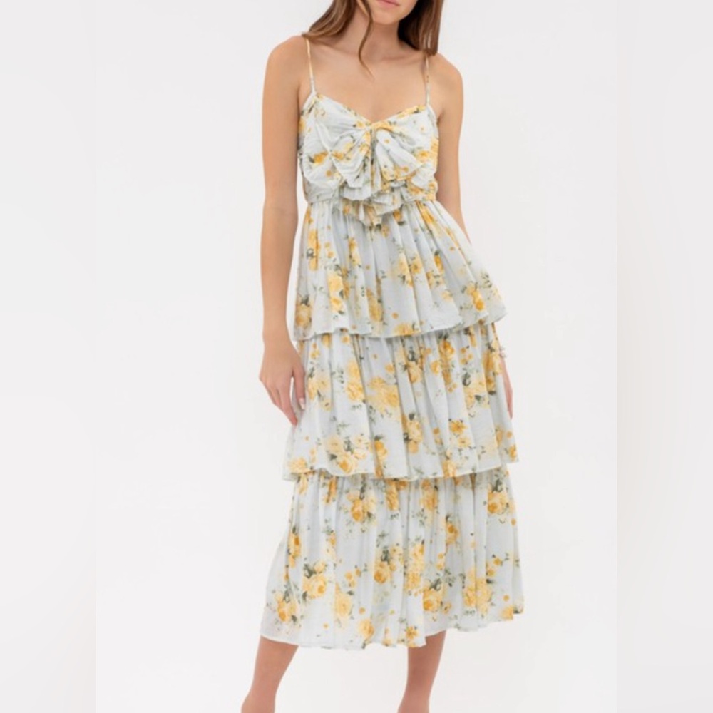 Midi floral dress